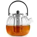 Dzbanek z zaparzaczem do herbaty Volare Srebrny Vialli Design 1000 ml