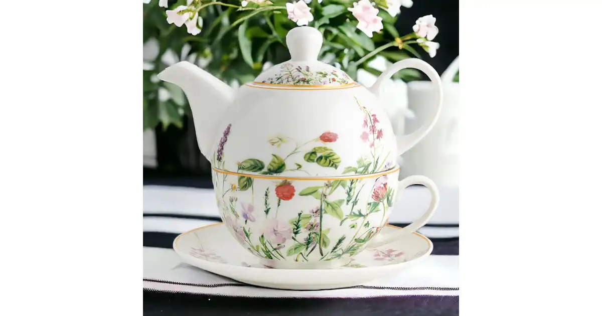 Zestaw do herbaty Tea For One Idylla Florina 440 ml - sklep NETtrading