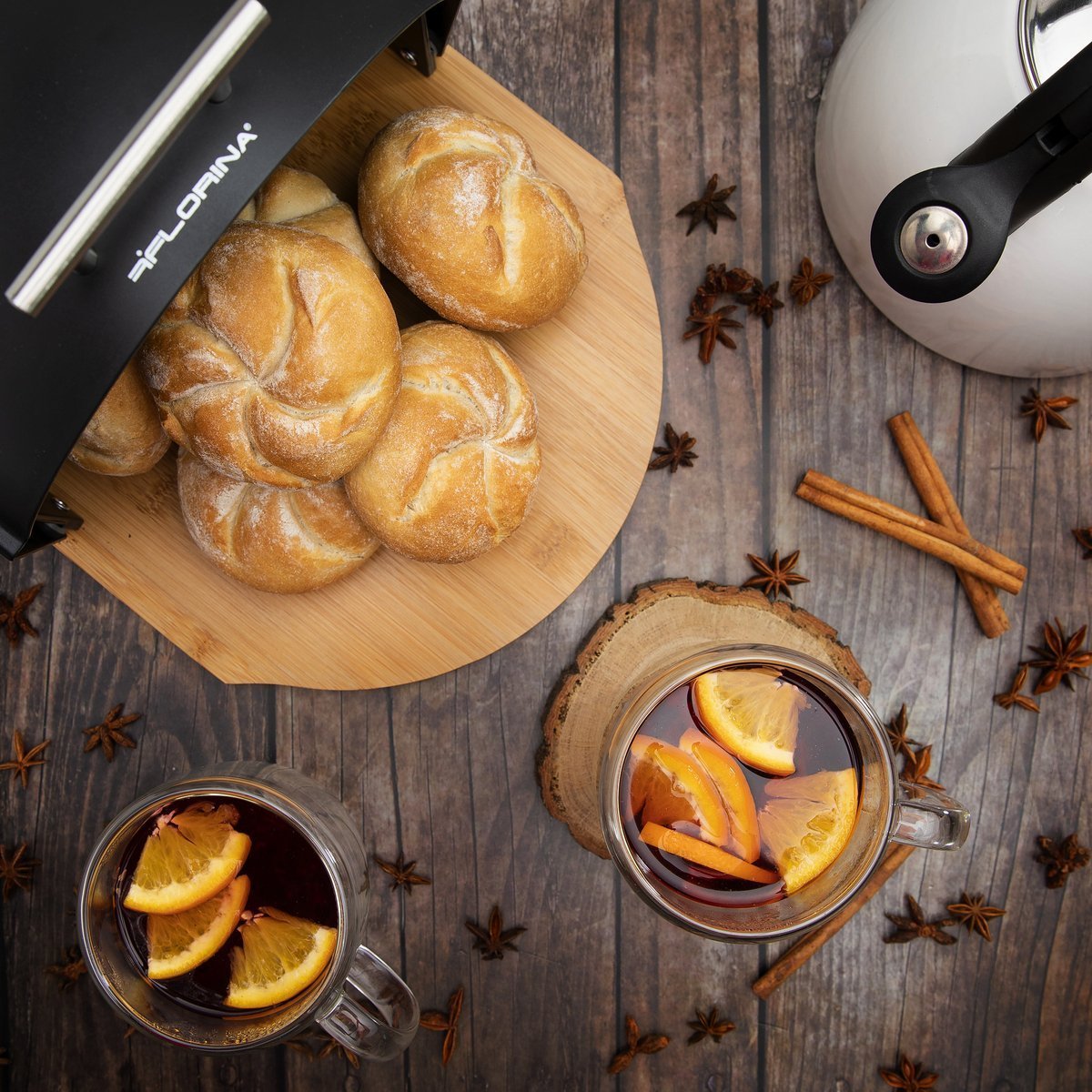 Chlebak Helmet Capri Szary Florina 37x26x22 cm Tanio - sklep