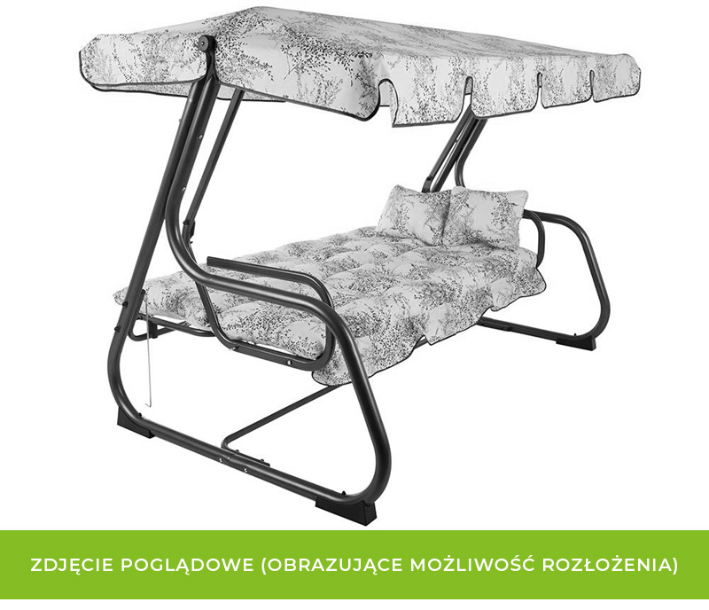 Huśtawka ogrodowa 4-osobowa Parma Patio H028-02PB Tanio