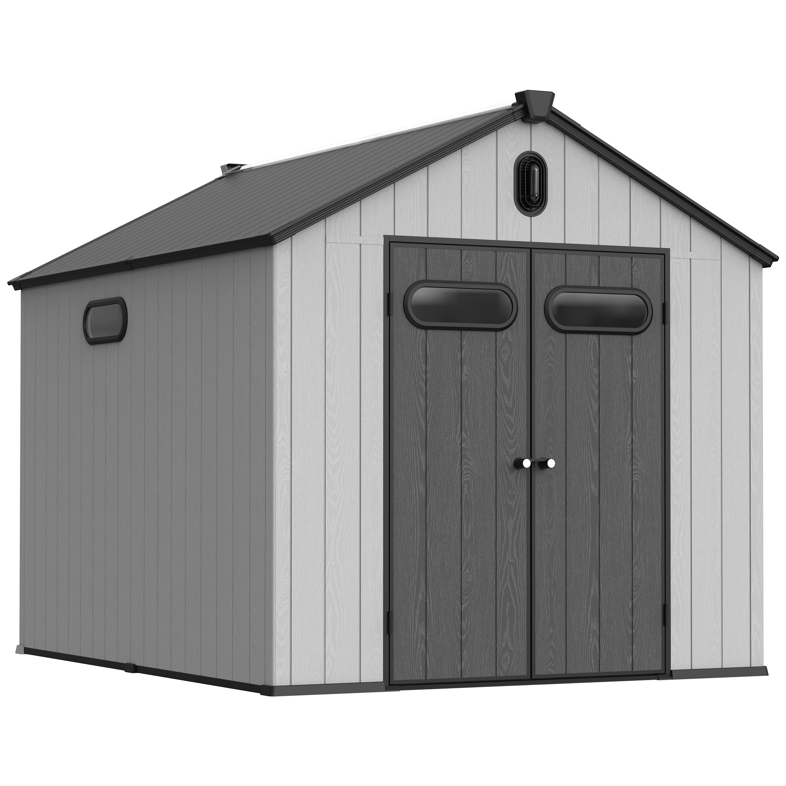 Domek narzędziowy Halmstad Light Grey 239x302 cm Tanio - sklep